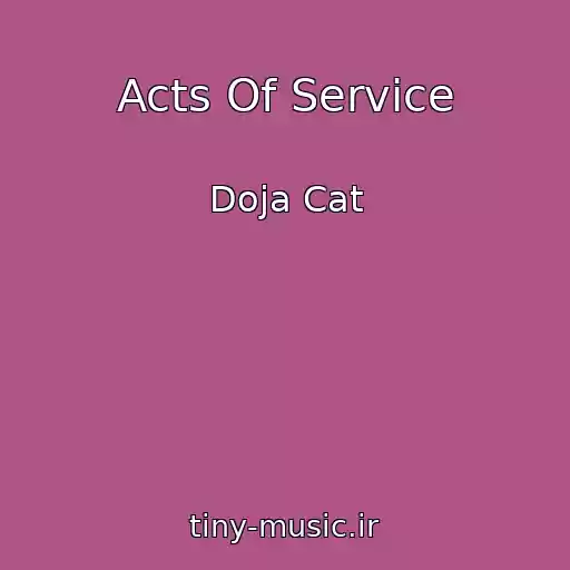 کاور آهنگ Acts Of Service از Doja Cat