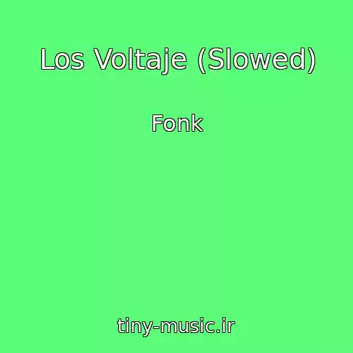 کاور آهنگ Los Voltaje (Slowed) از Fonk