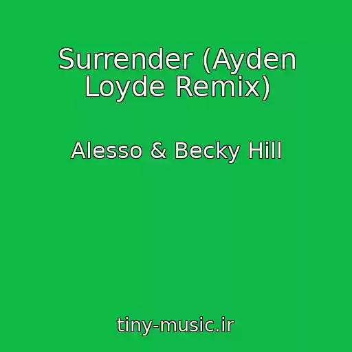 کاور آهنگ Surrender (Ayden Loyde Remix) از Alesso & Becky Hill