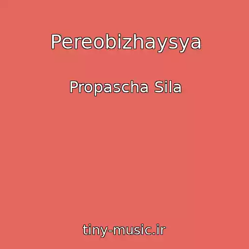 کاور آهنگ Pereobіzhaysya از Propascha Sila