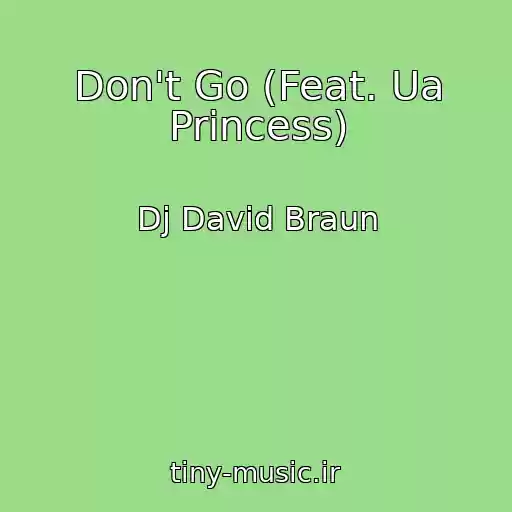 کاور آهنگ Don't Go (Feat. Ua Princess) از Dj David Braun
