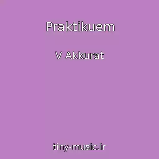 کاور آهنگ Praktikuem از V Akkurat