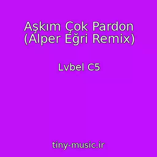 کاور آهنگ Aşkım Çok Pardon (Alper Eğri Remix) از Lvbel C5