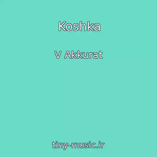کاور آهنگ Koshka از V Akkurat