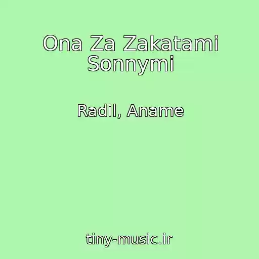 کاور آهنگ Ona Za Zakatami Sonnymi از Radil, Aname