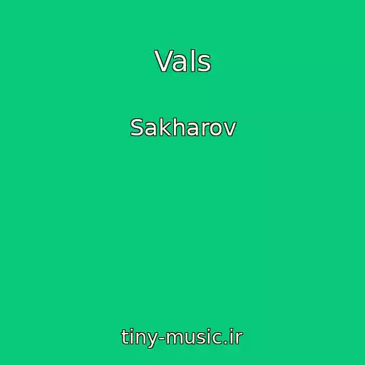 کاور آهنگ Vals از Sakharov