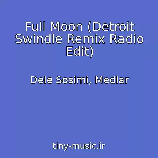 کاور آهنگ Full Moon (Detroit Swindle Remix Radio Edit) از Dele Sosimi, Medlar