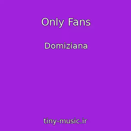 کاور آهنگ Only Fans از Domiziana