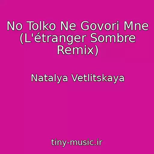 کاور آهنگ No Tolko Ne Govori Mne (L'étranger Sombre Remix) از Natalya Vetlitskaya