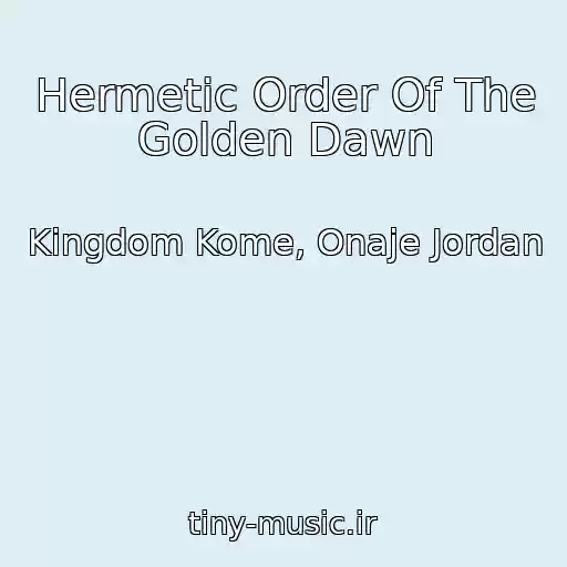 کاور آهنگ Hermetic Order Of The Golden Dawn از Kingdom Kome, Onaje Jordan