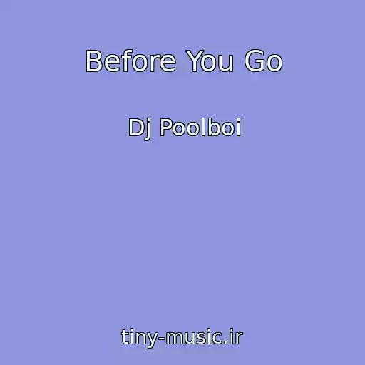 کاور آهنگ Before You Go از Dj Poolboi