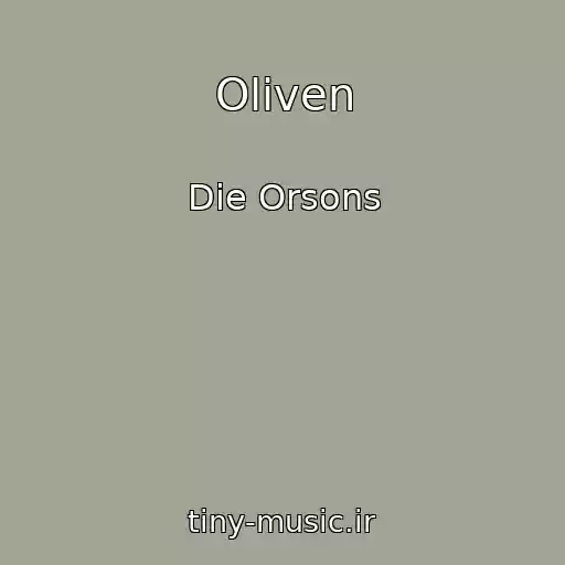 کاور آهنگ Oliven از Die Orsons