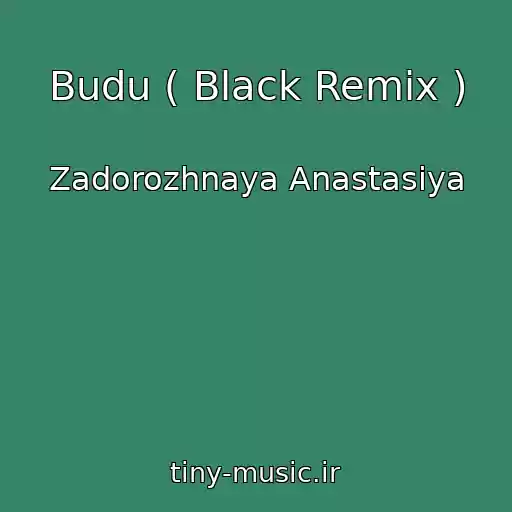 کاور آهنگ Budu ( Black Remix ) از Zadorozhnaya Anastasiya