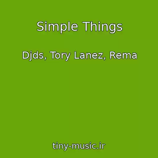 کاور آهنگ Simple Things از Djds, Tory Lanez, Rema
