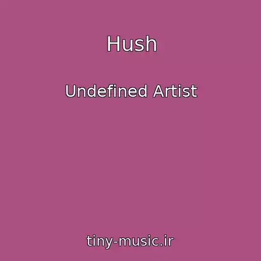 کاور آهنگ Hush از Undefined Artist