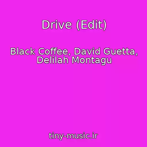 کاور آهنگ Drive (Edit) از Black Coffee, David Guetta, Delilah Montagu
