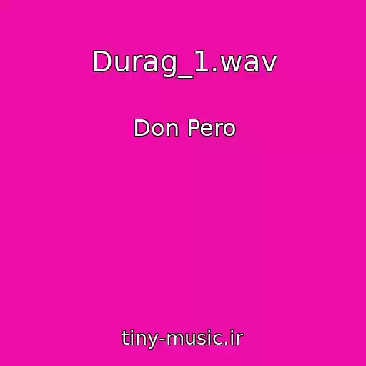 کاور آهنگ Durag_1.wav از Don Pero