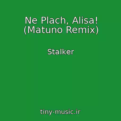 کاور آهنگ Ne Plach, Alisa! (Matuno Remix) از Stalker