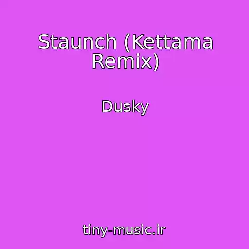کاور آهنگ Staunch (Kettama Remix) از Dusky