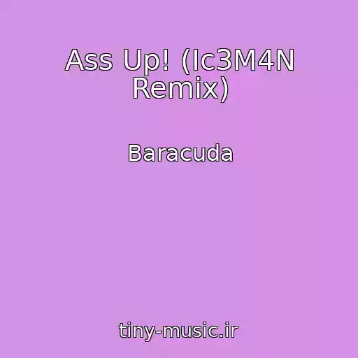 کاور آهنگ Ass Up! (Ic3M4N Remix) از Baracuda
