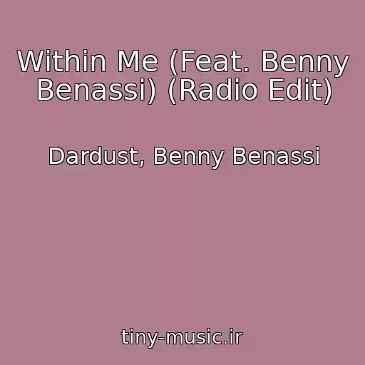 کاور آهنگ Within Me (Feat. Benny Benassi) (Radio Edit) از Dardust, Benny Benassi