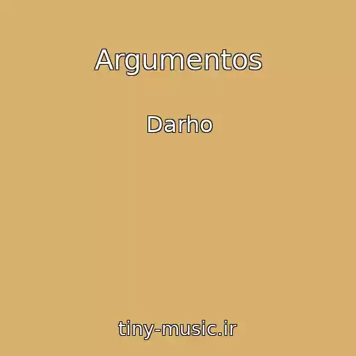 کاور آهنگ Argumentos از Darho