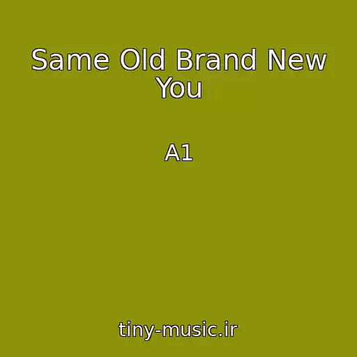 کاور آهنگ Same Old Brand New You از A1