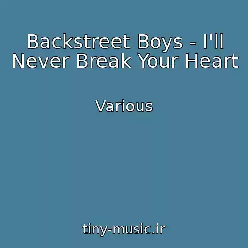 کاور آهنگ Backstreet Boys - I'll Never Break Your Heart از Various