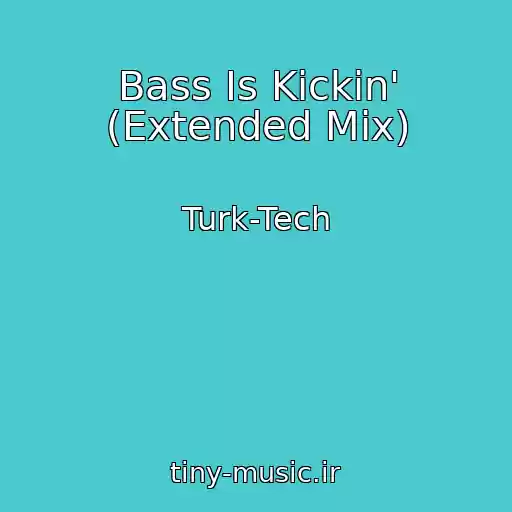 کاور آهنگ Bass Is Kickin' (Extended Mix) از Turk-Tech