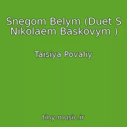 کاور آهنگ Snegom Belym (Duet S Nikolaem Baskovym ) از Taisiya Povaliy