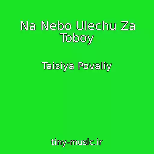 کاور آهنگ Na Nebo Ulechu Za Toboy از Taisiya Povaliy