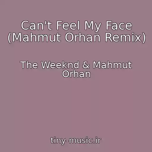 کاور آهنگ Can't Feel My Face (Mahmut Orhan Remix) از The Weeknd & Mahmut Orhan