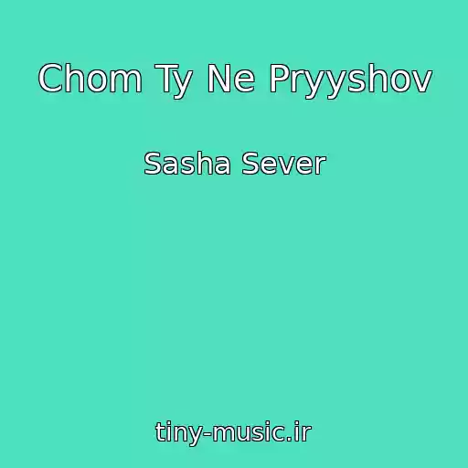 کاور آهنگ Chom Ty Ne Pryyshov از Sasha Sever