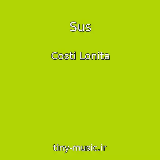 کاور آهنگ Sus از Costi Lonita