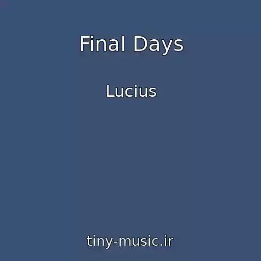 کاور آهنگ Final Days از Lucius