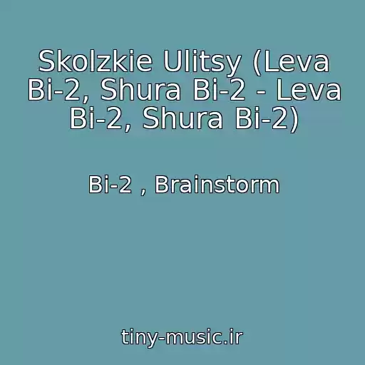 کاور آهنگ Skolzkie Ulitsy (Leva Bi-2, Shura Bi-2 - Leva Bi-2, Shura Bi-2) از Bi-2 , Brainstorm