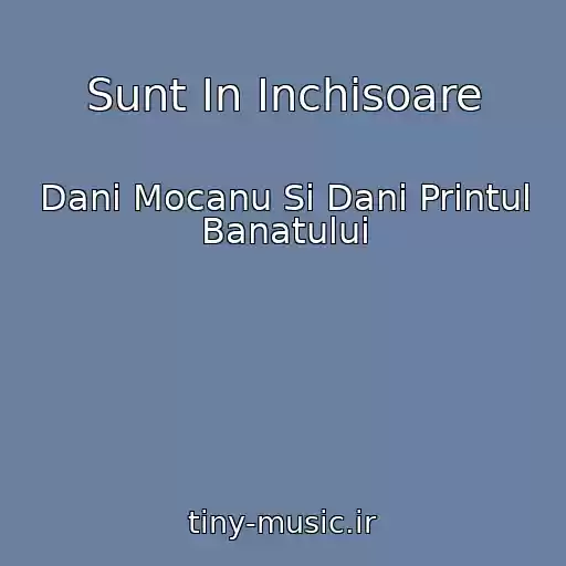 کاور آهنگ Sunt In Inchisoare از Dani Mocanu Si Dani Printul Banatului