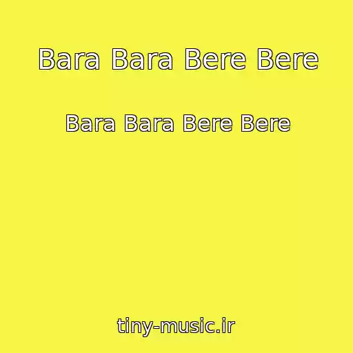کاور آهنگ Bara Bara Bere Bere از Bara Bara Bere Bere