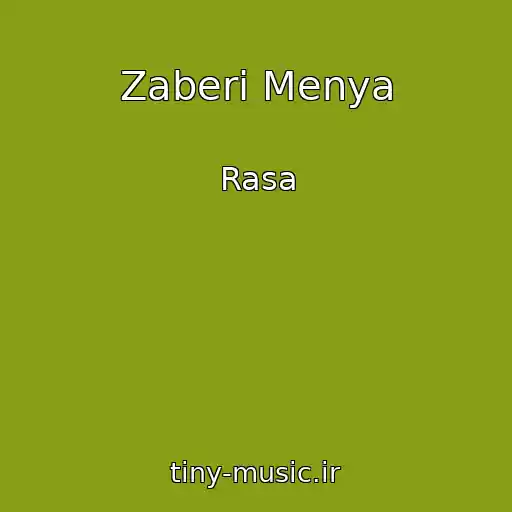 کاور آهنگ Zaberi Menya از Rasa