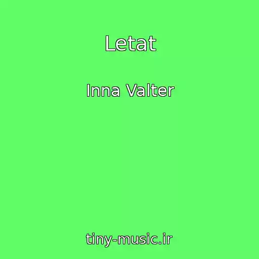 کاور آهنگ Letat از Inna Valter