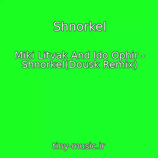 کاور آهنگ Shnorkel از Miki Litvak And Ido Ophir - Shnorkel(Dousk Remix)