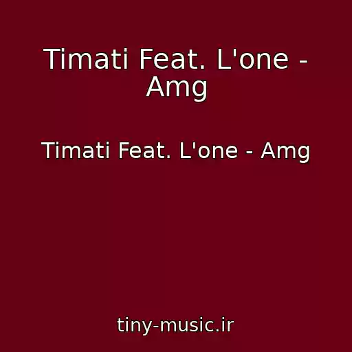 کاور آهنگ Timati Feat. L'one - Amg از Timati Feat. L'one - Amg