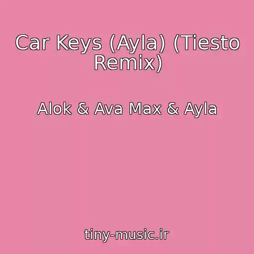 کاور آهنگ Car Keys (Ayla) (Tiesto Remix) از Alok & Ava Max & Ayla