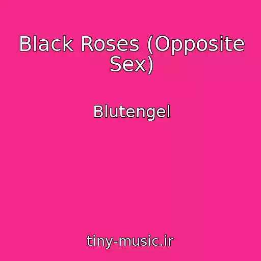کاور آهنگ Black Roses (Opposite Sex) از Blutengel
