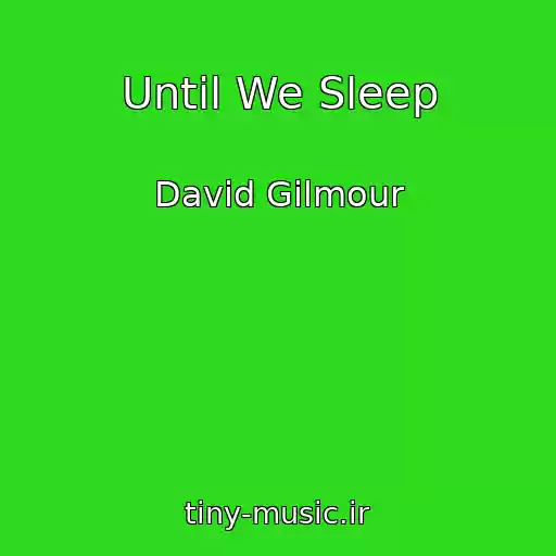 کاور آهنگ Until We Sleep از David Gilmour