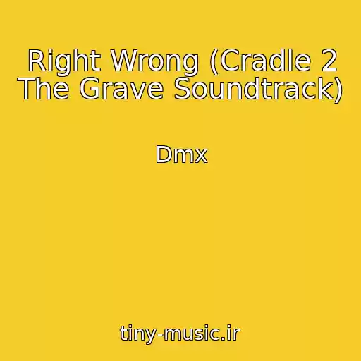 کاور آهنگ Right Wrong (Cradle 2 The Grave Soundtrack) از Dmx