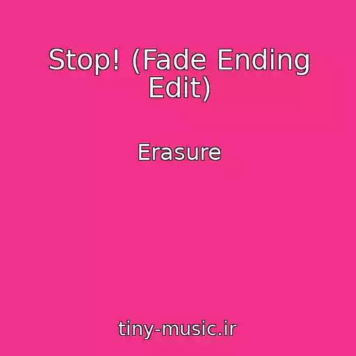 کاور آهنگ Stop! (Fade Ending Edit) از Erasure