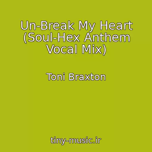کاور آهنگ Un-Break My Heart (Soul-Hex Anthem Vocal Mix) از Toni Braxton