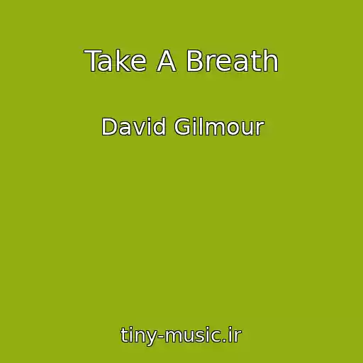 کاور آهنگ Take A Breath از David Gilmour