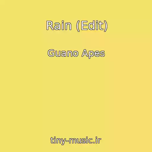 کاور آهنگ Rain (Edit) از Guano Apes